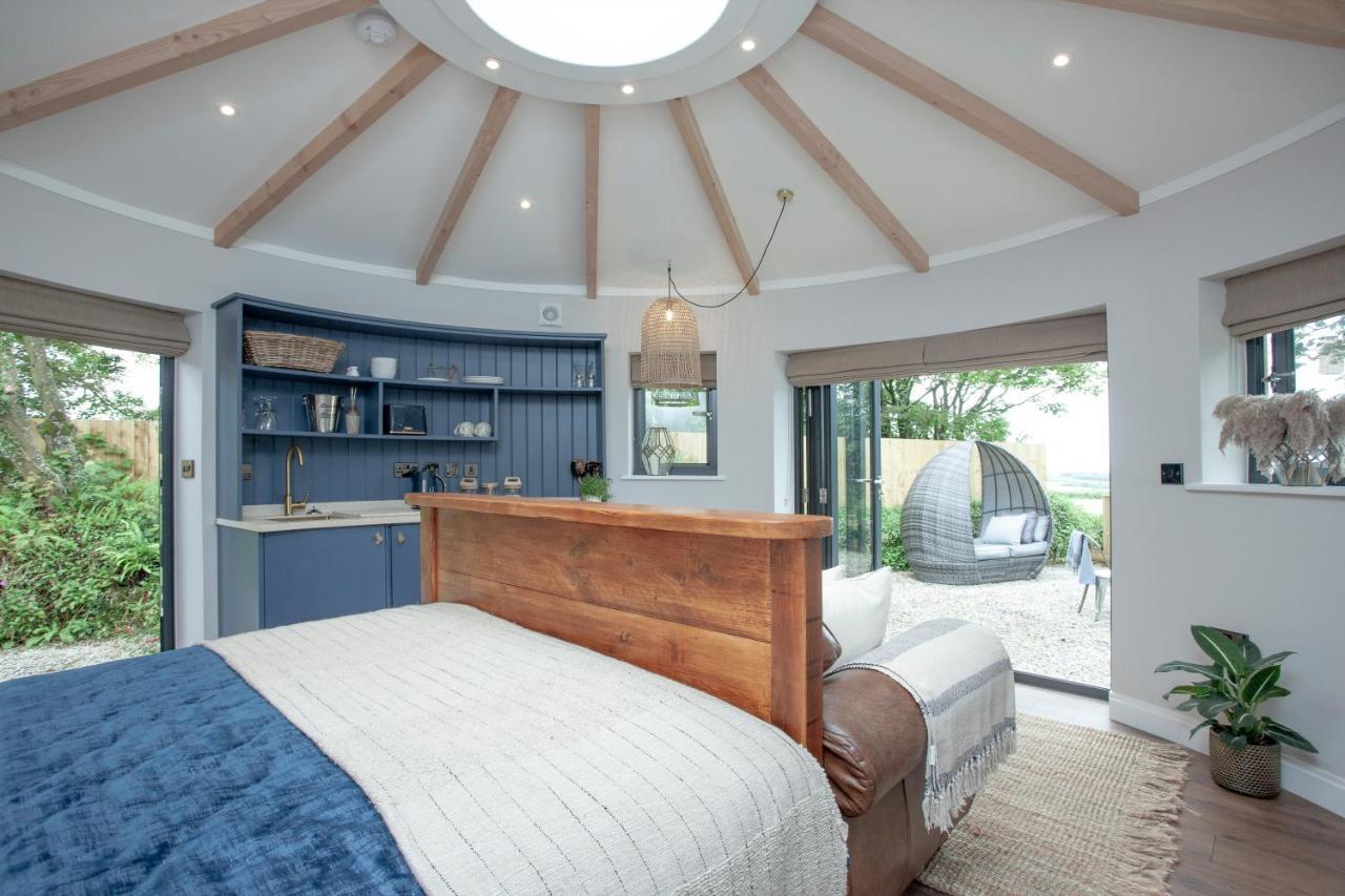 East Thorne Glamping Villa Bude Bagian luar foto